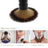 Irovami 1pc Men's Nylon Shaving Brush Metal Aluminium Oxide Handle Sets Male Beard & Face Cleaning Tool Black view 3