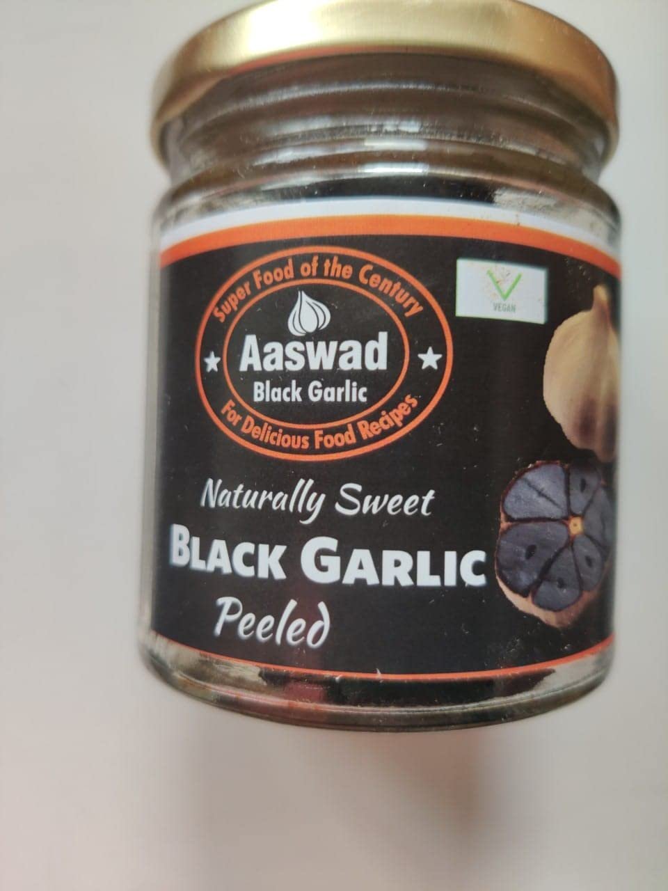 Aaswad Impex Aaswad Peeled Black Garlic(510 Grams)18 Oz