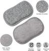 DANSR Scrub Sponges for Kitchen by Dual Sided 2 in 1 Scrub Pads- Non-Scratch Microfiber Sponge Along with Heavy Duty Scouring Power - Effortless Cleaning of Dishes, Pots and Pans All at Once (2) view 2