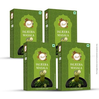 Chounk Chatpata Jaljeera/Jaljira Masala Powder  400 Grams (100g x 4 Pack) | No Preservatives | No Artificial Flavour Added | Summer Drink Masala Powder | Hygienically Packed