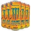 Monster Khaotic Energy + Juice Carbonated Energy Drink, 16.91 fl oz  500 ml, 12 Pack view 2