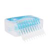 Eacam 200Pcs Interdental Brush Dental Floss Toothpick Soft Silicone Double-ended Interdental Brush Teeth Clean Tool with Box view 1