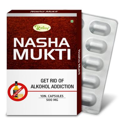 INLAZER Nasha-Mukti Ayurvedic Tablets Purifies Blood Cells Reduce Toxic Substances -no side effects.