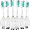 Jiuzhoudeal Toothbrush Replacement Heads for Philips Sonicare E-Series, Essence, Elite, Advance, CleanCare Screw-on Electric Toothbrush Heads HX7022/66, 6 Pack view 1
