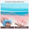 Asterin Sales Magic Silicone Dishwashing Sponge Scrubber for Cleaning Bowl, Plate, Dish, Vegetable, Fruit, Non Stick tawa and Use for Heat Resistant Round Coaster Or Heat pad - Multicolor view 2
