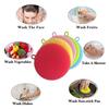 Asterin Sales Magic Silicone Dishwashing Sponge Scrubber for Cleaning Bowl, Plate, Dish, Vegetable, Fruit, Non Stick tawa and Use for Heat Resistant Round Coaster Or Heat pad - Multicolor view 4