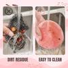 Asterin Sales Antibacterial Silicone Dish Scrubber Fruit and Vegetable Washing Brush Multipurpose Silicone Dishwashing Tools for Kitchen - Multicolor view 3