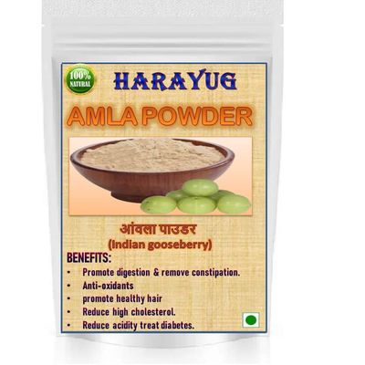 HARAYUG Amla Powder - Awala - Awla - Aamla - Amalki - Indian Gooseberry -Emblica officinalis