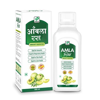 Prime Amla Ras Ayurvedic Immunity Booster | Rich in Vitamin C | Good for Skin, Hair, Digestion & Liver Health 500 ML X 2