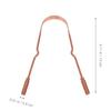 HEALLILY 1Pc Tongue Scraper Tongue Cleaning Tools Professional Tongue Scrapers for Oral Care, Easy to Use Tongue Cleaner for Hygiene (Golden) view 2