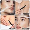 Sunuly Eyebrow Razor, Dermaplane Face Razors for Women Facial Hair, Eyebrow Shaver(8 Count), Peach Fuzz Removal, Dermaplaner to Exfoliate and Refresh the Skin (White, Black) view 2