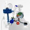 CALANDIS Zinc Alloy Oxygen Pressure Reducer Regulator Flowmeter Gauge Inhalator view 1