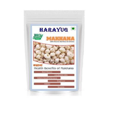 HARAYUG Phool Makhana-Makhane-Fox Nut (500g, Pack of 2)