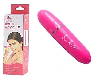 4beauty Therapy Mini Handy Massager For Eyes And Face (White And Pink)