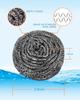 12Pcs Steel Wool Scrubber Pads for Cleaning Dishes, Pans, Pots, Ovens, Grills, Sinks - Stainless Steel Scrubbers for Kitchen, 12 Pack view 2
