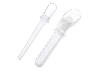 Ganpati Enterprises Baby Infant Plastic Feeding Device Water Feeder Baby Medicine Spoon Dropper (with Baby Nose Cleaner Combo Pack)