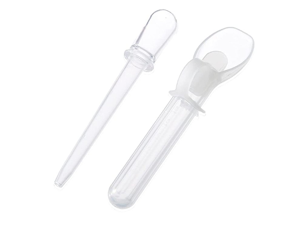 Ganpati Enterprises Baby Infant Plastic Feeding Device Water Feeder Baby Medicine Spoon Dropper (with Baby Nose Cleaner Combo Pack)