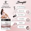 Glowrima Activated Hair Removal Powder (Chocolate Fragrance) For Underarms, Hand, Legs & Bikini Line (For Easy Hair Removal No Risk No Pain) Men & Women 400 gms view 3