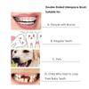 4 Pieces Orthodontic Toothbrush Double-Ended Interspace Brush Tiny Small Soft Trim Head for Braces and Teeth Detail Cleaning(4 Colors B2) view 4