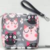 Adorable Pink Peri - Reusable Sanitary Napkin Pads Storage Bag Portable for Women Girls | Made of Cotton | Reusable | Zero Waste Period (Cat 1) view 2