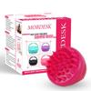 MOBDESK Hair Scalp Manual Massager Shampoo Brush with Soft Silicone Bristles for Anti Dandruff Care - Eco-friendly Silicon Bristles, Scrubber, Exfoliator | Dandruff Removal, Prevents loss(pink) view 1