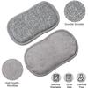 HEXONIQ Scrub Foam, Dual Action Sponge Scratch Proof Scrubber with Special Microfiber Scrub with Heavy Duty Scouring for All Utensils Type Dish Washing, Heavy and Oily Stains Cleaning, Pack of 2 view 3