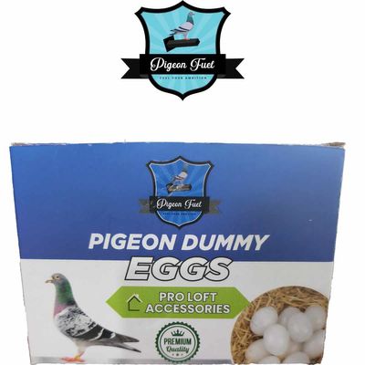 PIGEON FUEL Dummy Plastic Eggs (24 PCS Pack)