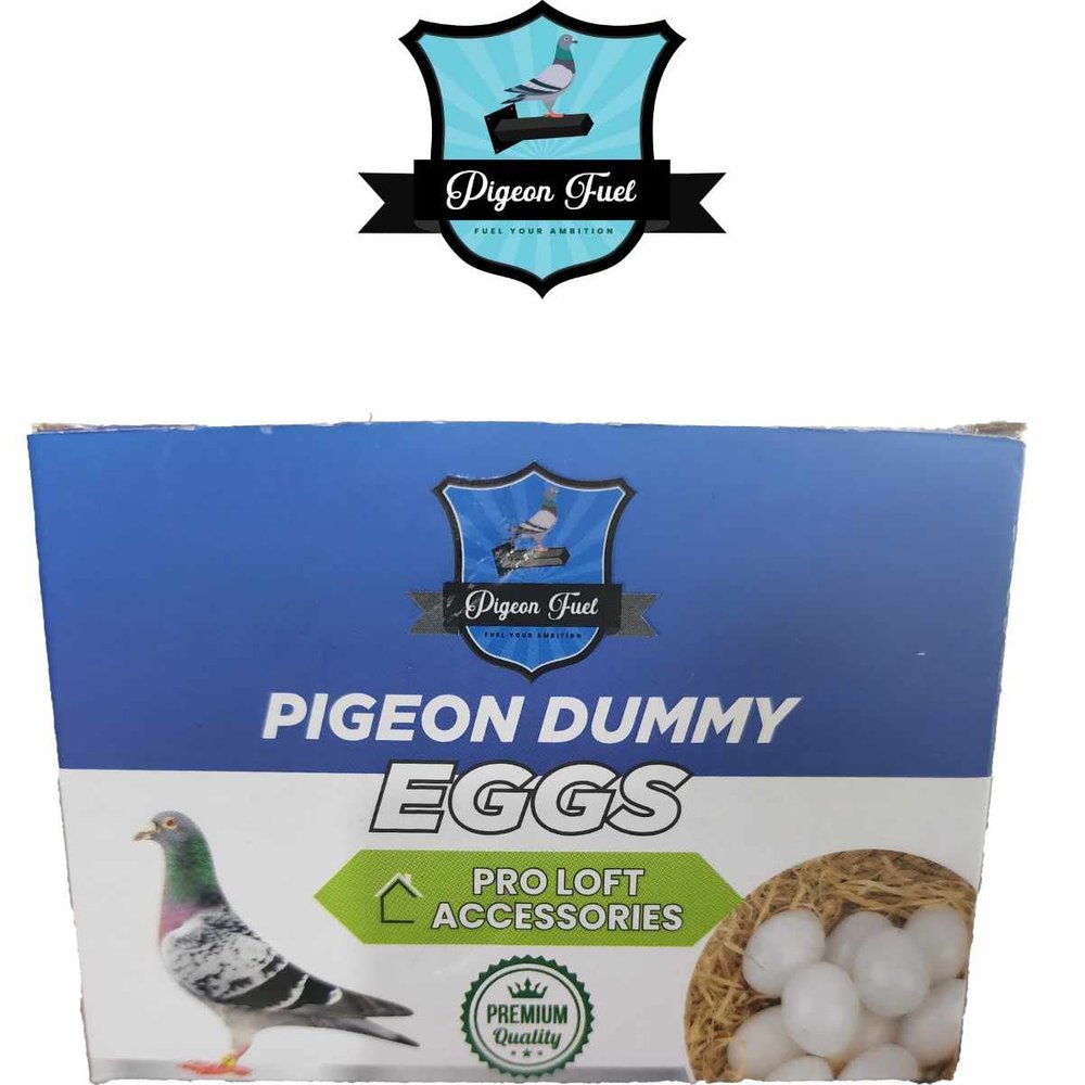 PIGEON FUEL Dummy Plastic Eggs (24 PCS Pack)
