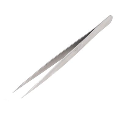 Hair Removal Tweezers, Eyebrow Plant Tweezers MJP-14-6 Comfortable Corrosion Resistant Straight Pointed Tip for Nail Beauty