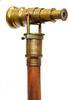 ALFA MART HT Vintage Wooden Walking Stick with Brass Telescope Handle, Extendable Spyglass Cane  39" Elegant Maritime-Inspired Design view 2