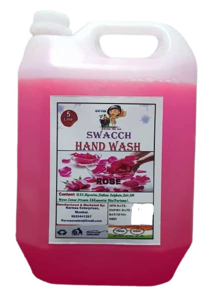 HANDWASH 1 LITRE (PACK OF 1) (ROSE 1 LITRE, PACK OF 5)