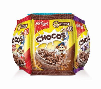 Kellogg's Chocos Variety Pack | Breakfast Cereal for Kids | Pack of 3 | 3 x 168g | 504g