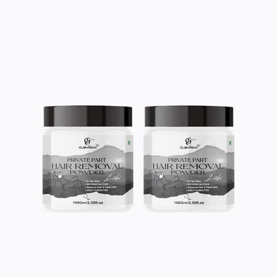 Glowrima Private Part Hair Removal Powder (Lichi Fragrance) Specially Designed For Private Areas (Men & Women) 200 gms