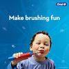 Oral-B Kids Electric Rechargeable Toothbrush, Featuring Spider Man, Extra Soft Bristles, Age 3+ & Kids Electric Rechargeable Toothbrush, Featuring Frozen Characters, Blue view 4