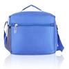 Echo Boomers Food Printed Insulated Lunch Bag, Tiffin and Food Storage Bag for Work, Students, Office, Picnic, College & School with Bottle Holder & Multiple Zipper Pockets (Blue) view 2