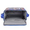 Echo Boomers Food Printed Insulated Lunch Bag, Tiffin and Food Storage Bag for Work, Students, Office, Picnic, College & School with Bottle Holder & Multiple Zipper Pockets (Blue) view 3