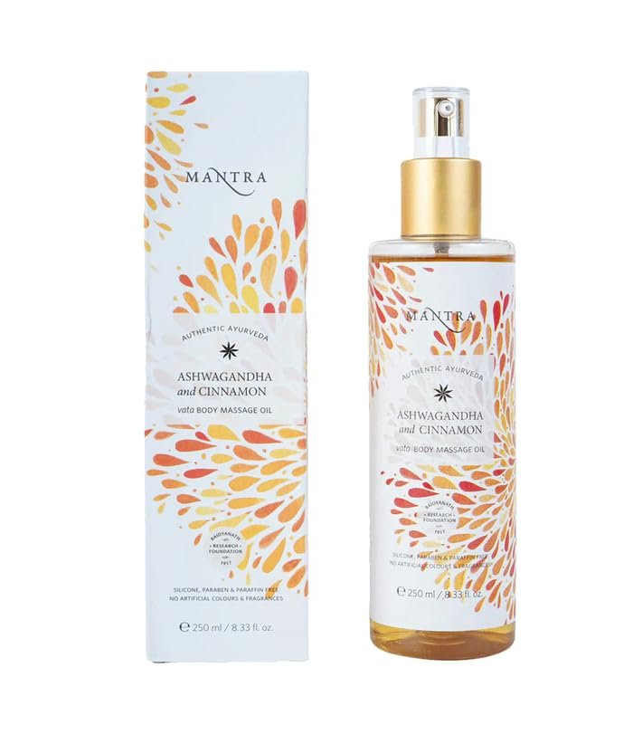 Mantra Ashwagandha & Cinnamon Vata Body Massage Oil - 250 ml