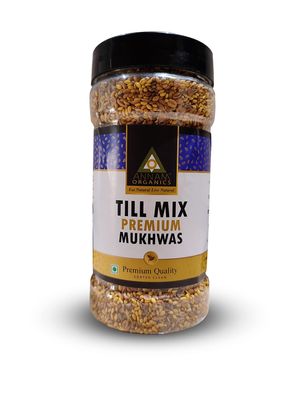 Annam Natural Salty Till Mix Mukhwas, 200g - Premium Mouth Freshener, Digestive After-Meal Mukhvas, Sesame Seed Blend, 100% Natural