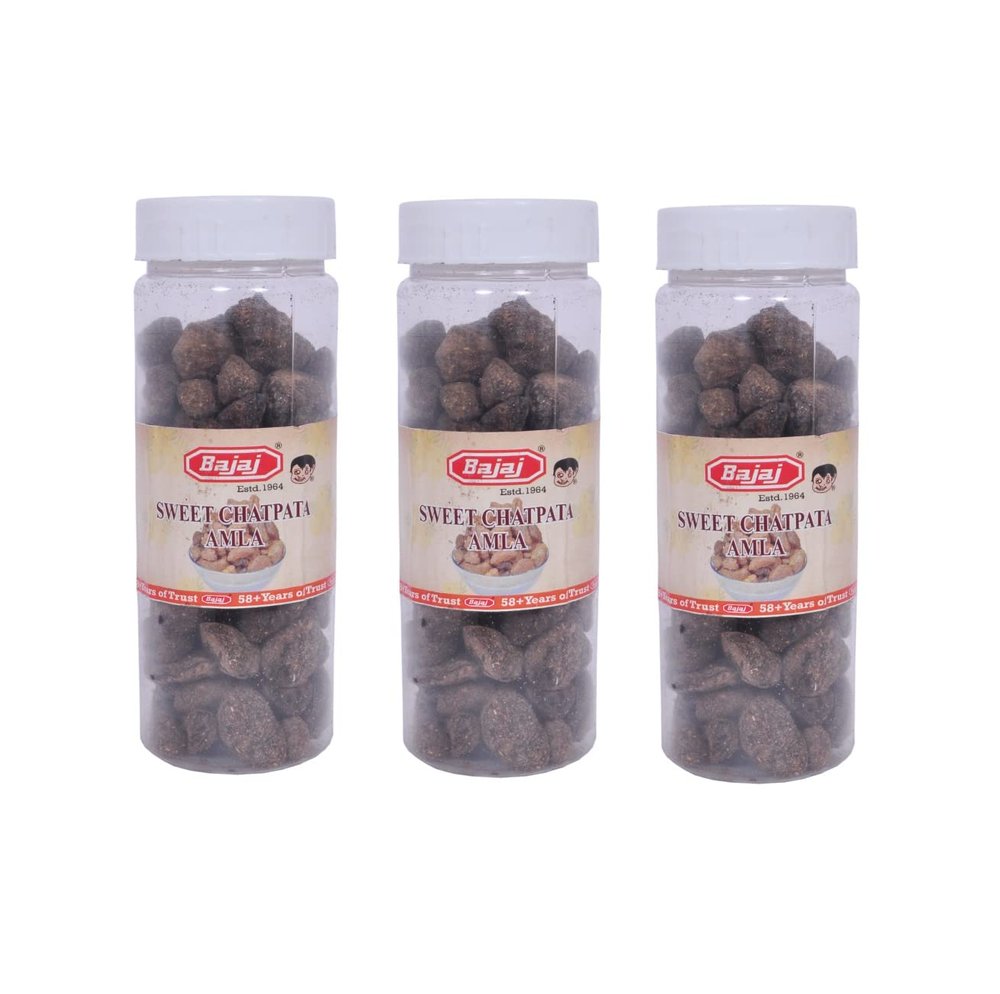 OMRAJ by Chatpata Amla Candy 600g Chatpata and Sweet Flavored Dried Awla Candies (200g each) (Pack of 3)