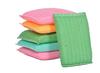 GIRLYZ Attire Colorful Foam Pad & Plastic Scrub Pads Sponge Scourer Kitchen Scrubber for Dish/Utensils/Tiles Cleaning (Pack of 5 Color Foam Pad Sponge & 5 Plastic Scrub Pads Foam Pad Sponge Scourer) view 3