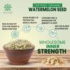 Pure Tree Certified Organic Magaj Seeds | 100 g | Watermelon Seeds | Tarbuj Ke Beej | Organic Seeds for Eating Rich in Protein & Fiber | High In Fiber view 3