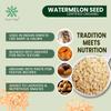 Pure Tree Certified Organic Magaj Seeds | 100 g | Watermelon Seeds | Tarbuj Ke Beej | Organic Seeds for Eating Rich in Protein & Fiber | High In Fiber view 4