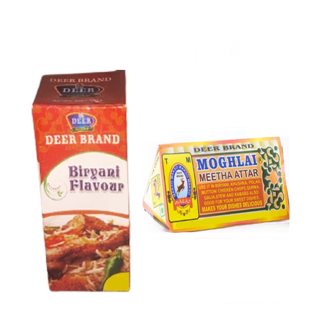 DEER BRAND MOGHLAI Meetha Attar Mitha + Mughlai Biryani Flavor Attar (25g+25g)