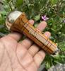 Kansa Wand (Bronze Size: 4.5 Cm) face Detox Bronze/Kansa Wand Body, Face & Foot Massager With Wooden Handle For Detoxification With Both Side Kansa Cap (NATURAL LINE LATTU) view 4