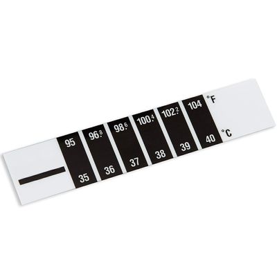 Dr. Care Plastic Mcp Forehead Strip Body Tempreture Indicator Strip Thermometer For Kids 0 To 5 Years Kids (Pack Of 3)