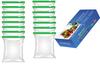 MOBDESK Zip Lock Pouches, Zip Lock Bag for Storage, Freezer Re-usable Zipper Bags, Ziplock Bags for Fridge Storage, Zip Lock Bags (Set of 15)- Ur-657 view 1