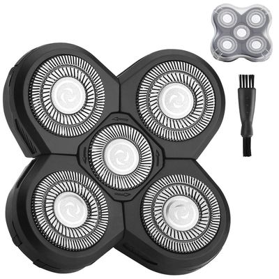 FOXSONIC 5 Blades Head Shaver Replacement Heads for Many Main Brands Bald Men Head Shaver Blades