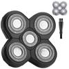 FOXSONIC 5 Blades Head Shaver Replacement Heads for Many Main Brands Bald Men Head Shaver Blades view 1