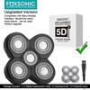 FOXSONIC 5 Blades Head Shaver Replacement Heads for Many Main Brands Bald Men Head Shaver Blades view 2
