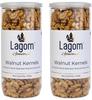 Lagom Gourmet Chilean Walnut Kernels 800g | All Natural | No Preservatives | No Additives | Gluten Free | Vegan | Plant Based | Non GMO | Walnuts Dry Fruit | Walnuts Without Shell | Akhrot Giri view 1